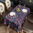 thumbnail image 2 of Pioneer Flower Floral Print Pattern Rectangle Tablecloth 60"x102",Waterproof Polyester Rectangle Table Cloth, Wipeable Spillproof Polyester Tablecloth for Dining, Camping, Indoor and Outdoor, 2 of 6