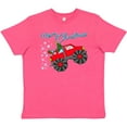 thumbnail image 3 of Inktastic Merry Christmas Santa Drives a Monster Truck Youth T-Shirt, 3 of 5
