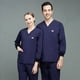 thumbnail image 2 of Ropa de lavado, ropa quirúrgica de manga larga, traje de color sólido, ropa de trabajo de salón de belleza, ropa de mano para cepillo dental oral de médico y enfermera para mujeres, 2 of 5