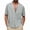 Gray, variant on Mens Casual Button Up Shirt Solid Color Short Sleeve Collared Summer Vacation Relaxed Fit Top Summer Beach Dress Shirt