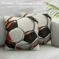 thumbnail image 3 of Chilfamy Soccer Gifts Soccer Decor Throw Pillow Covers Soccer Coach Gifts Soccer Team Gifts for Football Lovers Players Fans Birthday Gifts for Women Her Girl Teens Pillowcase White, 3 of 5