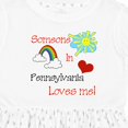 thumbnail image 4 of Inktastic Someone in Pennsylvania Loves Me Girls Toddler Dress, 4 of 5