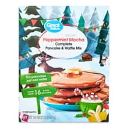 Great Value Peppermint Mocha Complete Pancake & Waffle Mix, 16 oz