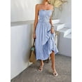 thumbnail image 2 of Women Summer Maxi Dress Spaghetti Strap Y2k Cute Ruffle Tiered Wedding Guest Flowy Dress, 2 of 7