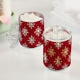 thumbnail image 6 of Ckdifva Christmas Snowflakes Pattern Storage Jar with Lid Acrylic Organization Storage Containers Set of 2, 6 of 7
