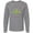 AC-Heather Grey, variant on French Mardi Gras Long Sleeve T-Shirt
