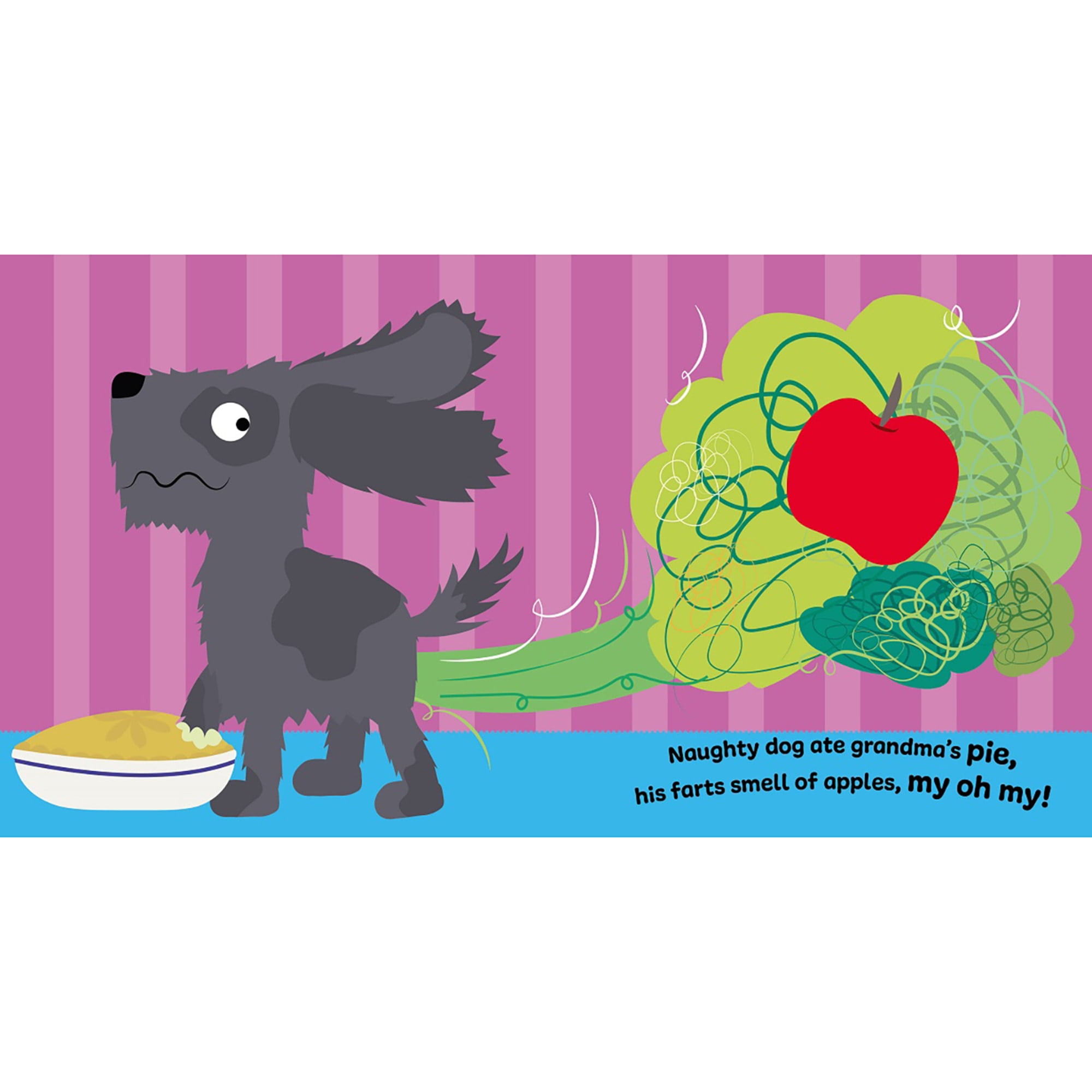 Buddy & Barney: Scratch & Sniff Book: My Family Fart Book - Rhyming Board Book, Lift The Flap, 6 Real Smells, Funny Reading, Toddlers & Kids Ages 2+