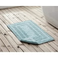 thumbnail image 2 of Eddie Bauer Logan Sea Blue Cotton Tufted Bath Rug Set, 2 of 7
