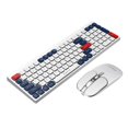thumbnail image 2 of Havit KB830WB Dual-Mode Wireless Keyboard & Mouse Combo – 2.4GHz + Bluetooth 5.1 – White, 2 of 10