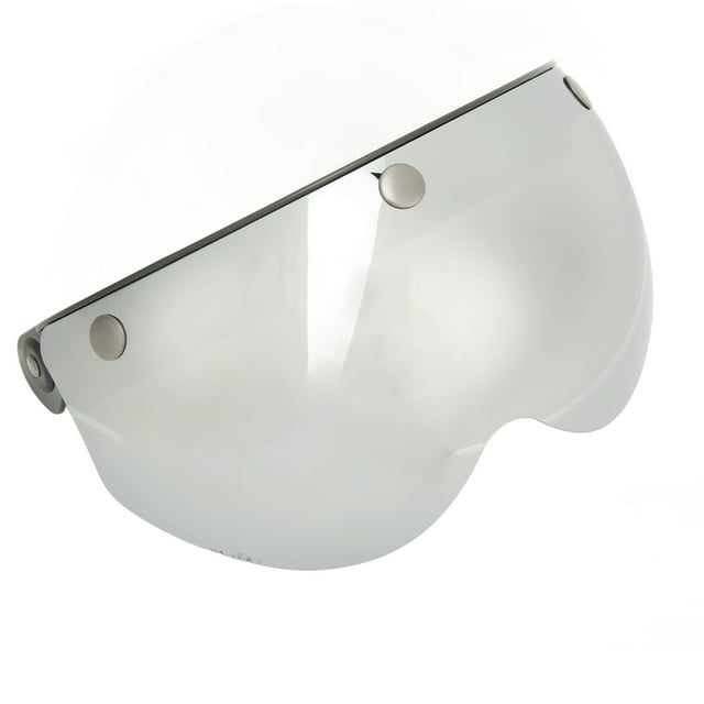 Visor del casco para el casco visor de casco de motocicleta retro a prueBa de con hebilla Ajustable