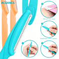 thumbnail image 5 of EXLEAF 2026 New Eyebrow Razor,Face Razors for Women Face Shavers,Professional Multipurpose Exfoliating Dermaplaning Tool,Facial Hair Removal with Safety Cover,Leaving Soft Skin Without Any Scratching, 5 of 6