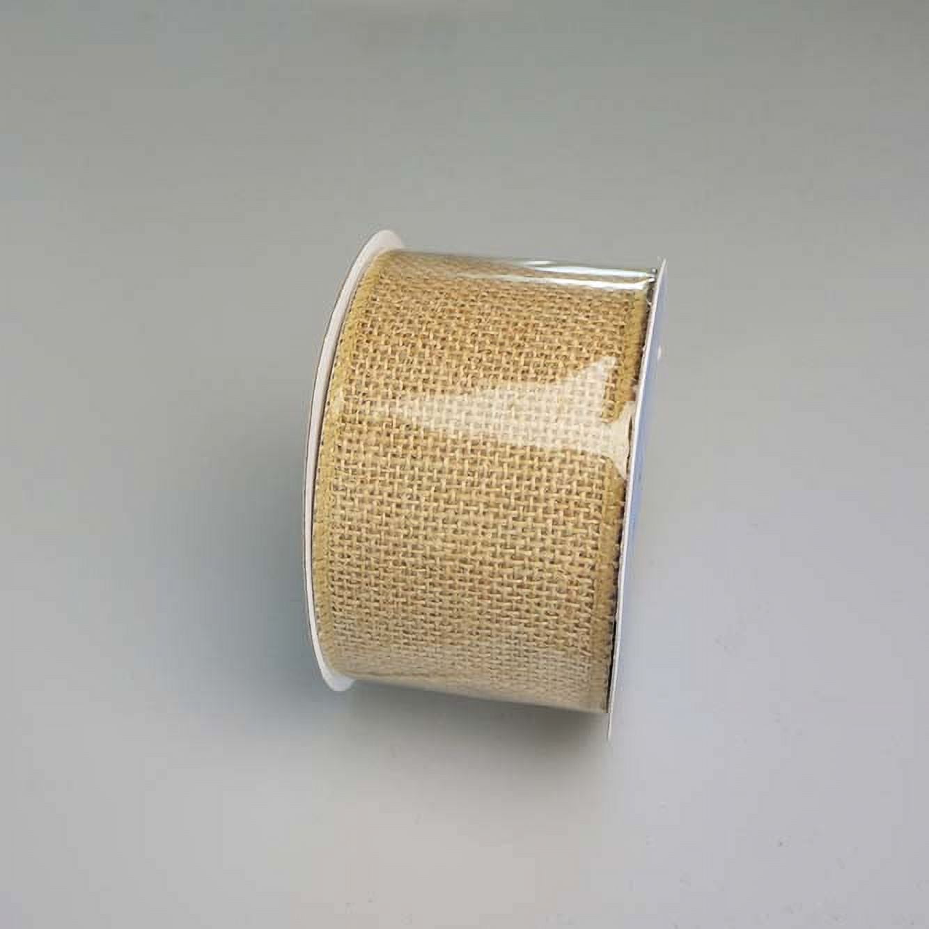 Haining 2.5" Natural Burlap Ribbon
