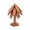 B, variant on Wood Coaster, Insulation Mat, Tree Shape Table Centerpiece, Wooden Placemat Foldable for Bowl Teapot Utensils