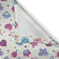 thumbnail image 5 of Ambesonne Feminine Grommet Curtain, Bowtie Ladybird Cat Fun, 50" x 72", Fuchsia and Blue, 5 of 6