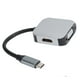 thumbnail image 1 of Compatible con tipo C a HDMI + adaptador de estación de acoplamiento de concentrador USB VGA 1080P Plug and Play, 1 of 5