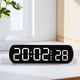 thumbnail image 4 of Reloj despertador LED multifuncional, blanco, 4 of 5