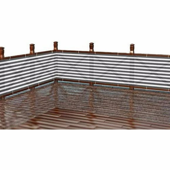 adviicd Balcony Privacy Screen Fence Cover, 3ft X16.4ft Deck Screen UV-Resistant