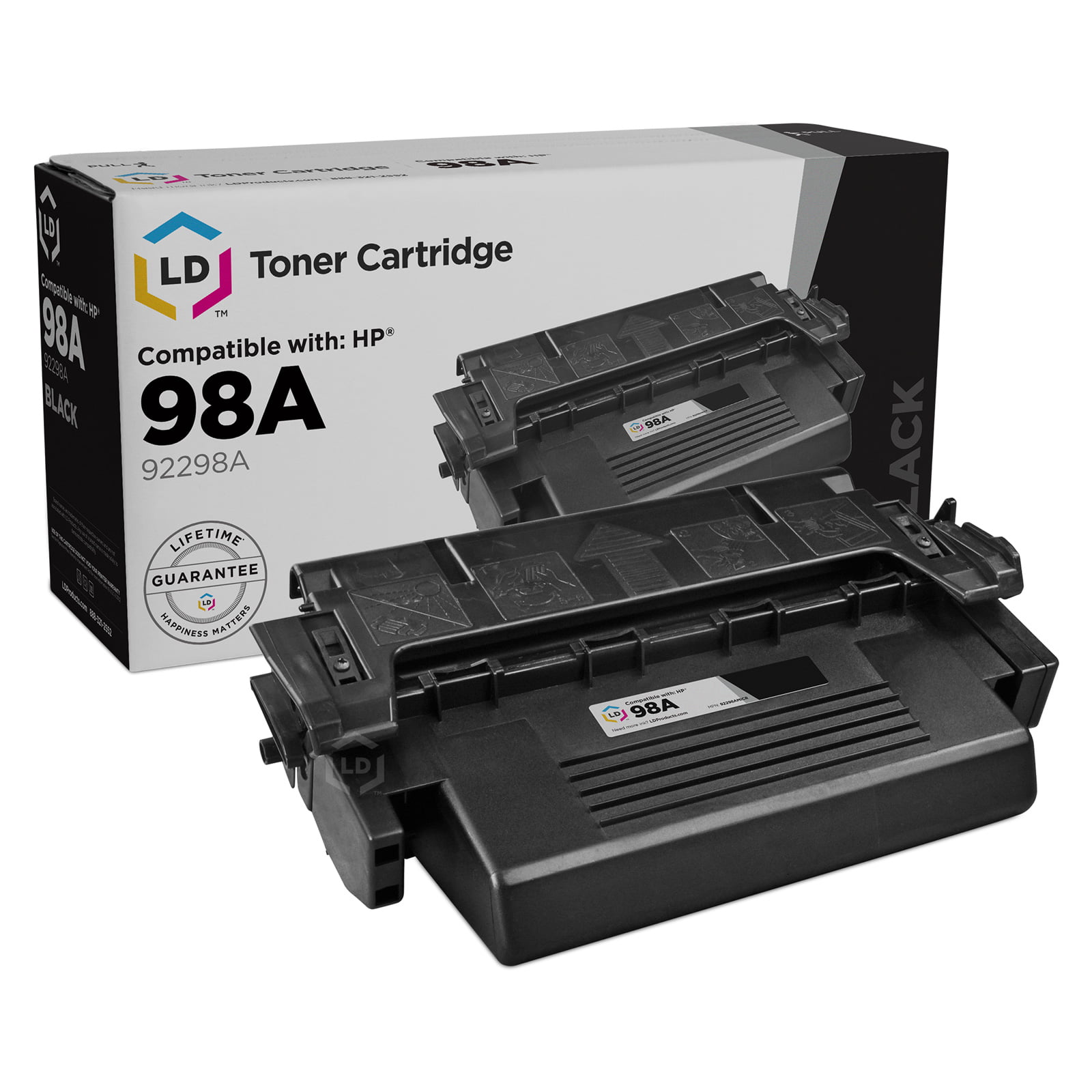 leksikon Udstråle Let at forstå LD Remanufactured Replacement for 98A 92298A Black Toner Cartridge for use  in LaserJet 4, 4 Plus, 4m, 4m Plus, 5, 5m, 5n, 5se - Walmart.com