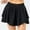Black, variant on hoksml Beach Skirt,Women's Fake Two-piece Running Casual Summer Sports Exercise Cycling Shorts Gym Yoga Tennis Skirt (including Pocket)