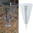 thumbnail image 2 of Bewildely Taza medidora de lluvia, medidor de lluvia de cono transparente, taza medidora de lluvia cónica, medidor resistente de lluvia, duradero para la Jardín y Patio Bewildely HA022961-00, 2 of 6