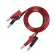 thumbnail image 1 of 2Pcs Multi-meter Test Leads Cable Jumper Wire Line Security 4mm Banana Plug Retractable Test Tool Re, 1 of 5