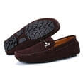 thumbnail image 5 of Go Tour New Mens Casual Loafers Moccasins Slip On Driving Shoes Brown 11.5/47, 5 of 7