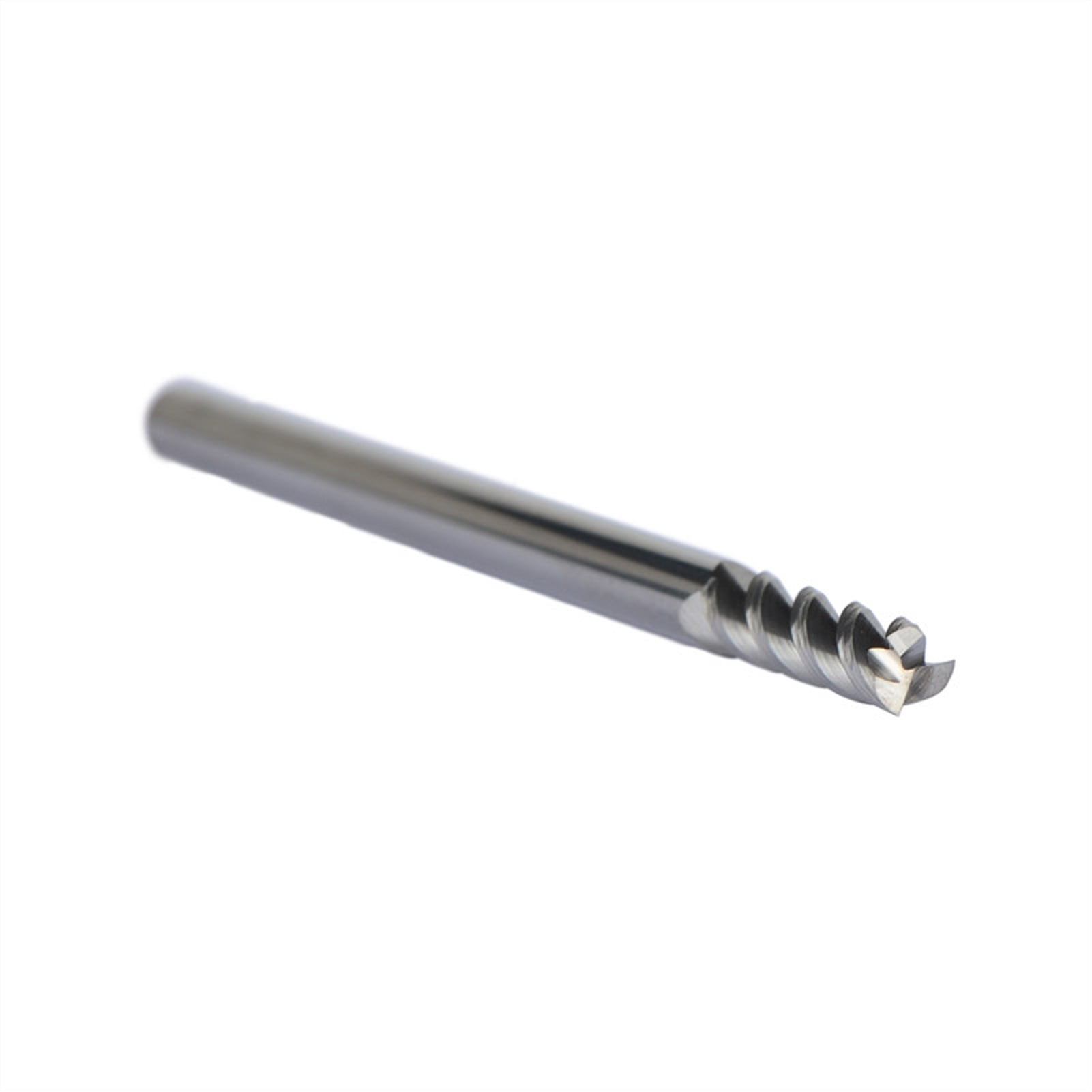 5pcs D4-4-75 Tungsten Steel End Mills 3 Flute Flattened Head Milling Cutters Carbide End Mills HRC45 Suitable for Aluminum