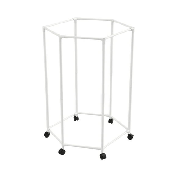 Leodye 1PCS Hexagonal Rotating Floor-standing Clothes Hanger Movable Sturdy Home Dorm Indoor Clothes Drying Rack -47.24x29.33x13.78in