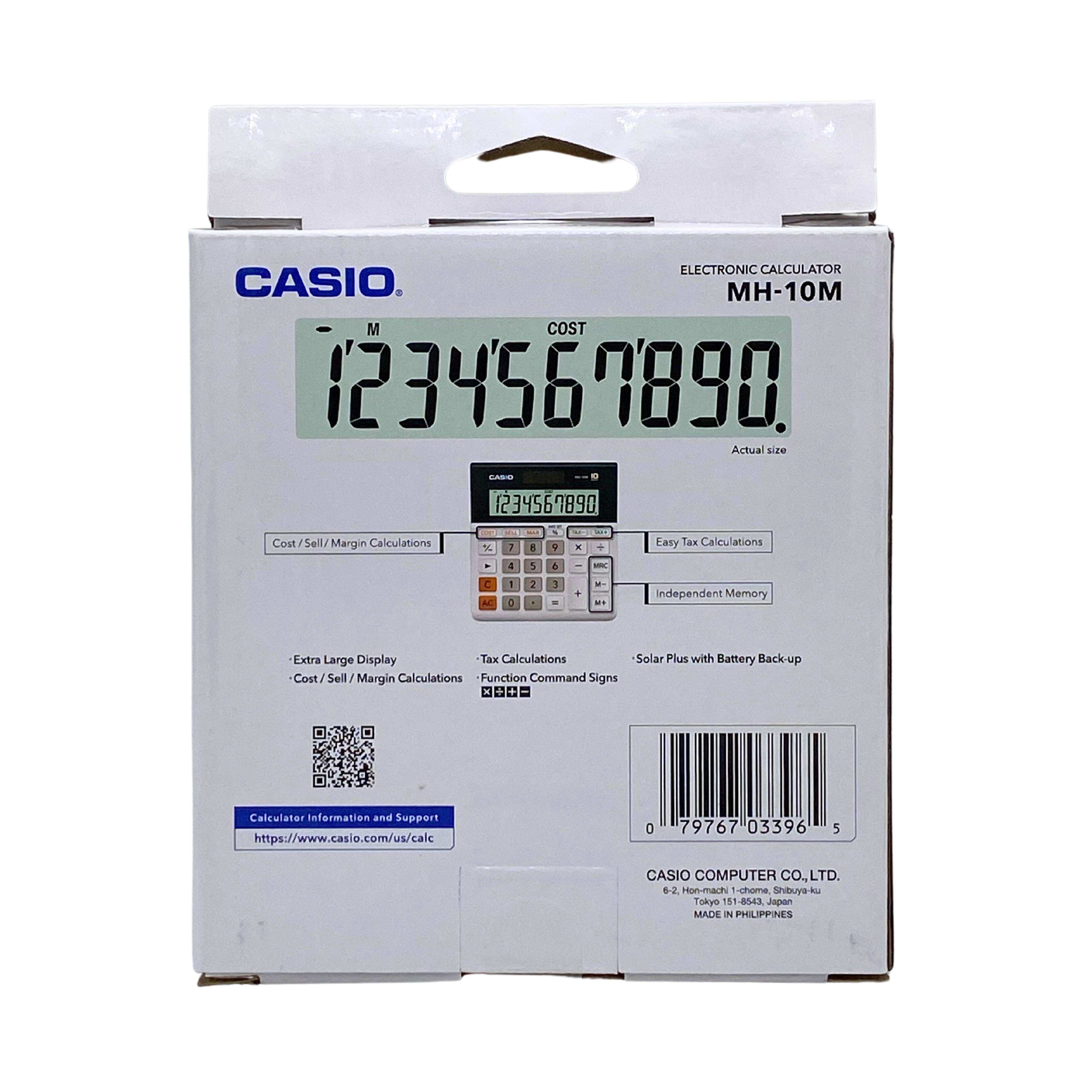 Casio MH-10M 10-Digit Desktop Calculator photo 3