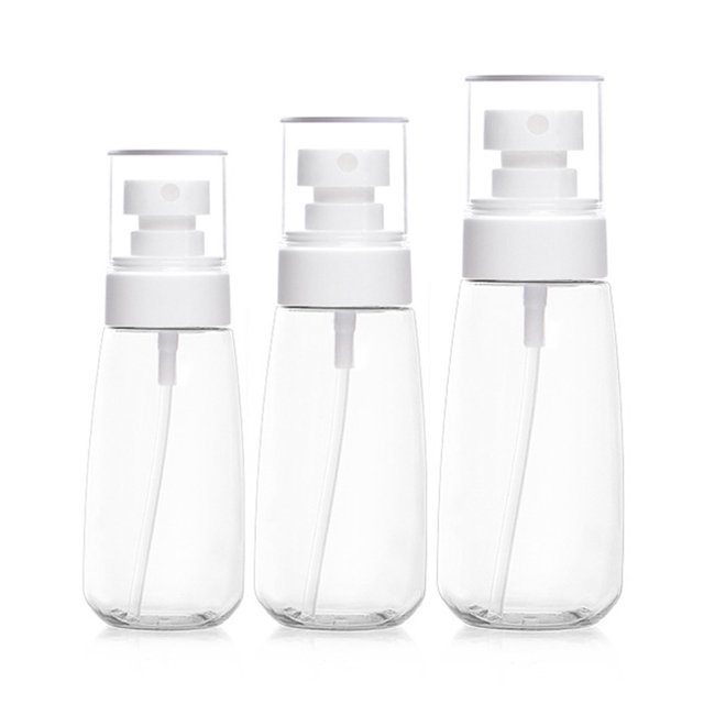 3 botellas rociadoras de niebla fina, rellenables, reutilizables, portátiles, tamaño de viaje, para uso doméstico Estilo 1