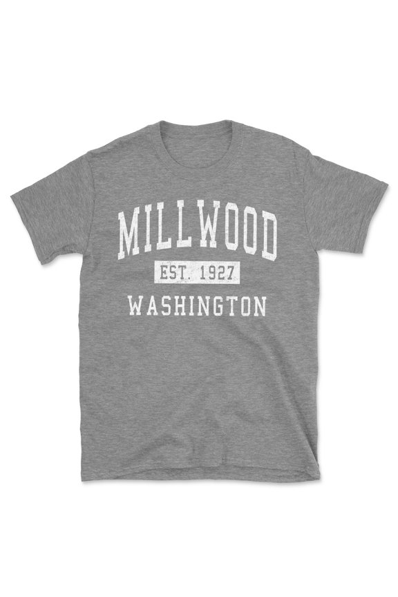 Millwood Washington Classic Established Men's Cotton T-Shirt