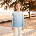 thumbnail image 4 of YAYUBA Girls Long Sleeve Swimsuit Upf 50+ Sun Protection Rash Guard Swim Shirt Quick Dry Youth Water Shirts for Beach Pool, 4 of 6