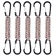 thumbnail image 1 of Uxcell 5-Pack Llavero de Paracord Trenzado con Clips, Clips de Cordón de 7.9 Pulgadas para Colgador Duradero para Mochilas Botella de Agua para Camping/Senderismo/Pesca/Viajes [Camuflaje Desértico], 1 of 1