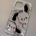 thumbnail image 3 of Cute Pochacco Phone Case for iPhone 15 14 13 12 11 Pro Max XR XS X 8 7 6 6S Plus SE 2020 Shockproof Transparent Back Cover, 3 of 5