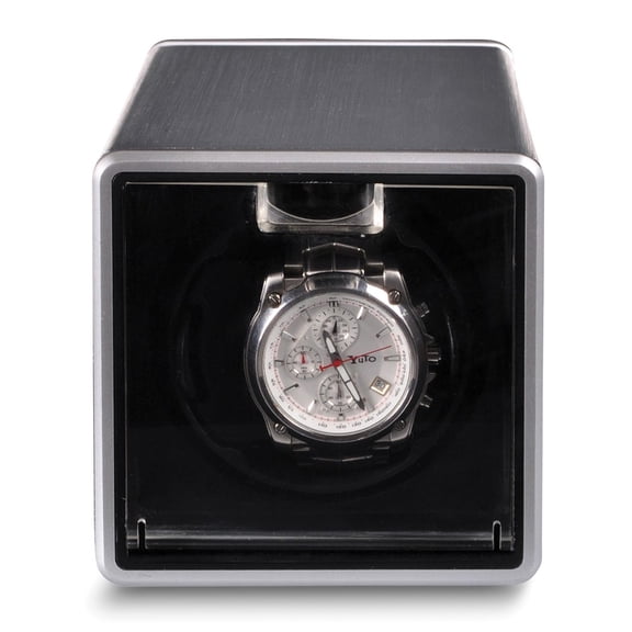 Rotations Silver Metal Single Watch Winder