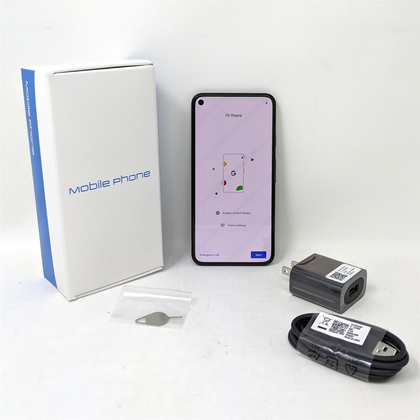 Google Pixel 5 5G 128GB GD1YQ Factory Unlocked 6" OLED Display 8GB RAM Smartphone - Just Black (Good)