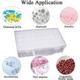 thumbnail image 5 of Boîtes de Rangement pour Peinture Diamant, 64 Compartiments Transparent pour Kit d'Art Diamant, 5 of 5