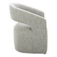 thumbnail image 4 of Moe's Home Collection Barrow 19.25" Polyester Dining Chair in Gray Storm, 4 of 9