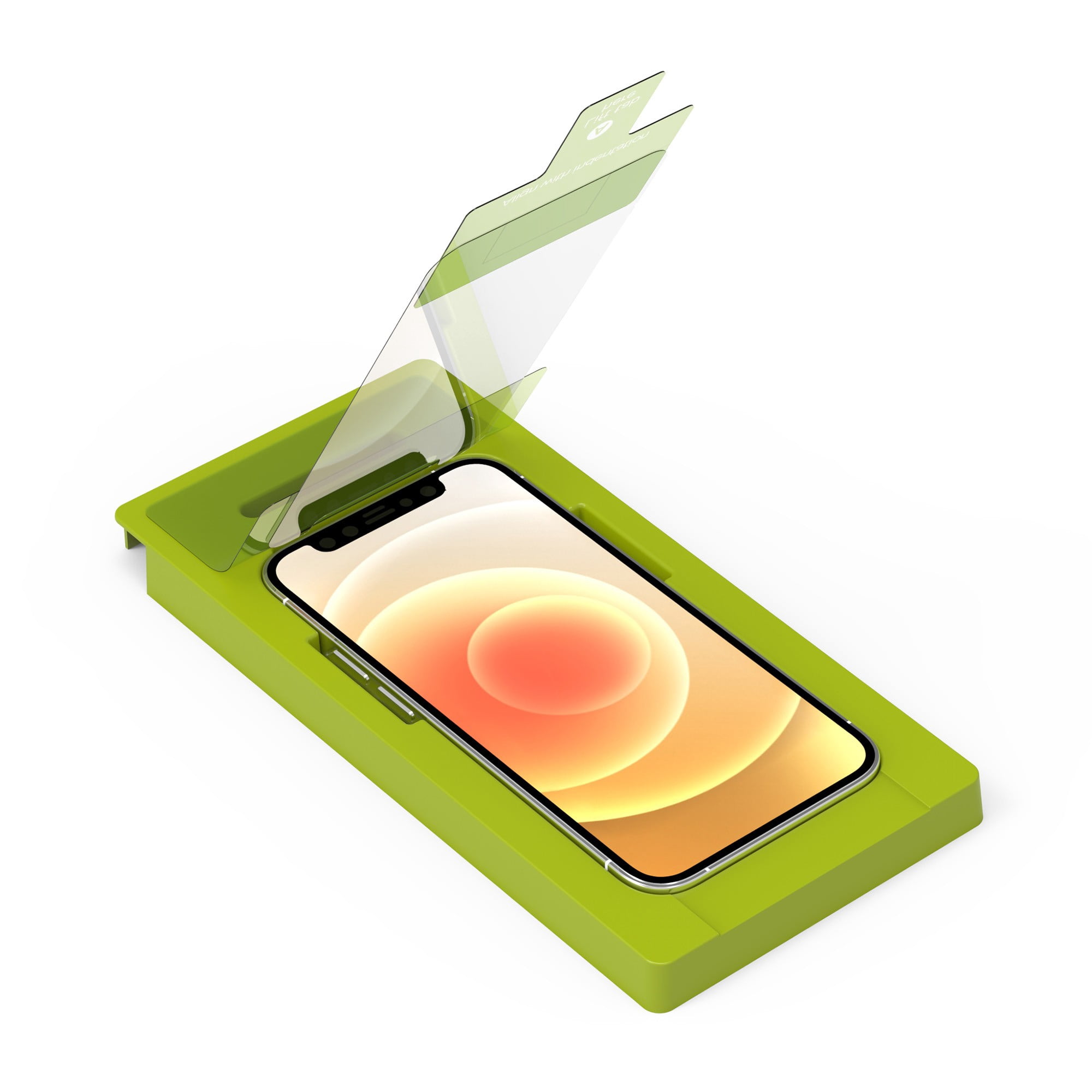 PureGear Ultra Clear HD Tempered Glass Screen Protector w/ Applicator Tray Compatible with iPhone 12 Mini (5.4") - Clear