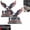 2pcs, variant on Metal Car Emblem American Flag Eagle for Truck SUV RV Motorcycle1pcs