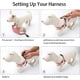 thumbnail image 3 of Arnés para perros de tela de gamuza suave al tacto, chaleco para mascotas, arnés reflectante ajustable que no tira para cachorros, perros pequeños y medianos, 3 of 8