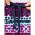 thumbnail image 6 of Fruit of the Loom Women's Beyond Soft Long Sleeve Waffle Top and Flannel Bottom Pajama Set, Sizes S-4X, 6 of 9