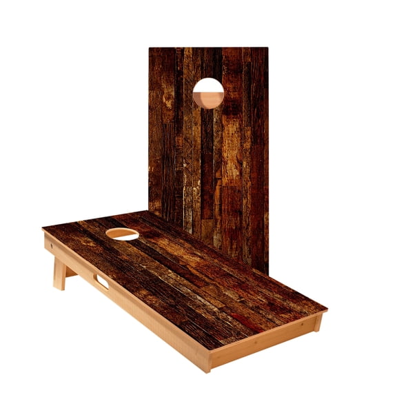 Skip's Garage | Dark Wood Cornhole Boards