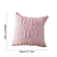 thumbnail image 3 of AuroraX Decorative Throw Pillow Covers 18x18 inch,Valentines Day Pink Bow Shaped Throw Pillow Cases,Wedding Valentines Day Anniversary Farmhouse Decoration Gifts, 3 of 6