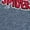 HEATHER BLUE, variant on - Spiderman Editorial Logo - Women's Short Sleeve Graphic T-Shirt