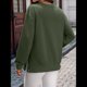 thumbnail image 4 of Sudaderas de Gran Tamaño para Mujer, Sudaderas de Larga, Camisetas con Abertura Lateral, Tops, Conjuntos para Adolescentes. Verde L, 4 of 10