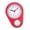 Red, variant on CEORPER 9Inch Quiet Quartzs Wall Clock 60 Minutes Visual Kitchen Countdown Timer Gift