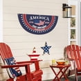 thumbnail image 4 of Anniversary Half Banner Star Spangled Design Lightweight Polyester for Outdoor Year Round Display, 4 of 6