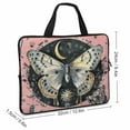 thumbnail image 2 of WERPE Butterflies Moon Stars Neoprene Laptop Handle Bag Durable Tablet Cover Computer Protect Case 12inch, 2 of 5