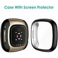 thumbnail image 5 of Case For Fitbit Versa 3 (2020) / Fitbit Sense (2020) - SuperGuardZ TPU Shockproof Protective Guard Shield Cover Armor [Black], 5 of 6